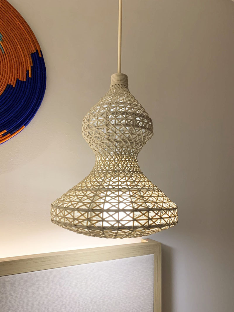 Synthetic Rattan Lamp
